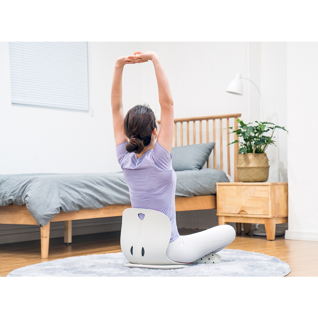 Ghế Curble Chair Wider màu đen - Ghế điều chỉnh tư thế ngồi chuẩn chống gù lưng. Chính hãng Ablue Korea