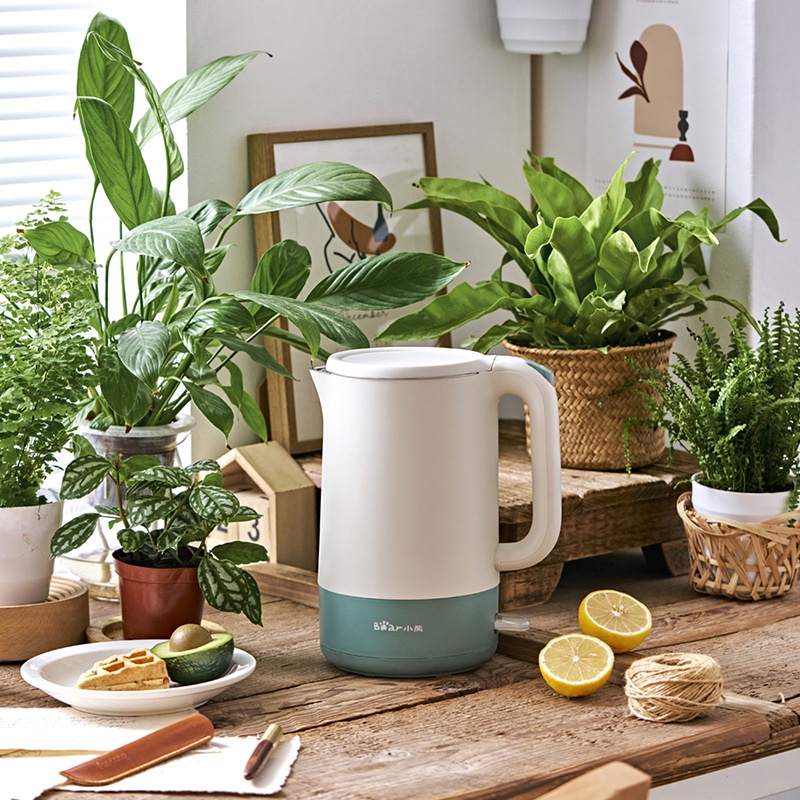 Ấm đun nước siêu tốc Bear ZDH-Q17B1 dung tích 1,7l 3 lớp INOX đun siêu nhanh bảo hành 18 tháng