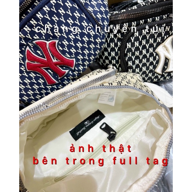 [Full Tag code] Túi bao tử mlb monogram hàng đẹp sẵn kho 3màu (clip thật)