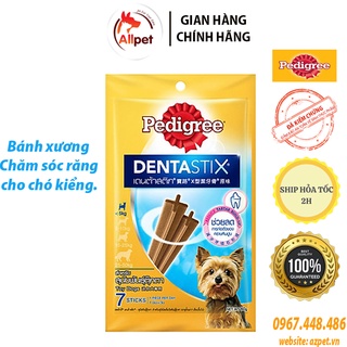 Bánh Xương cho cún kiểng Pedigree Dentastix, Xương gặm PEDIGREE, Bánh thưởng chăm sóc răng miệng.