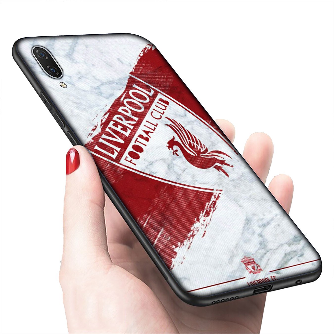 Ốp điện thoại silicone mềm in hình đội bóng Liverpool màu đỏ cho Xiaomi Redmi K30 K20 S2 Go 7A Note 7 Pro