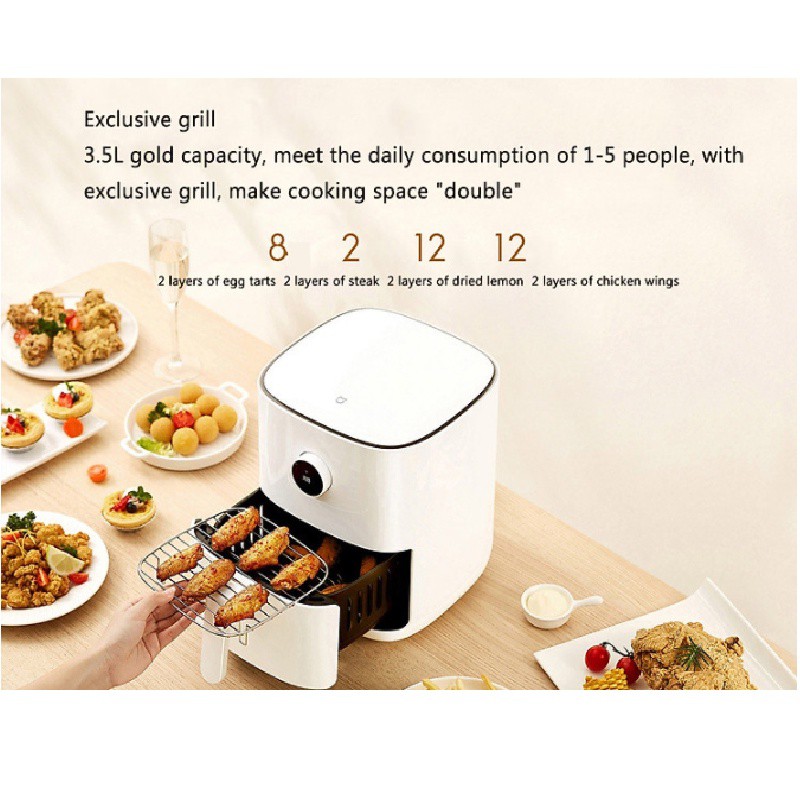 [Quốc tế, BH 12tháng] Nồi chiên Xiaomi không dầu 3.5L Mi Smart Air Fryer MAF02 BHR4849EU - Chính hãng Digiworld