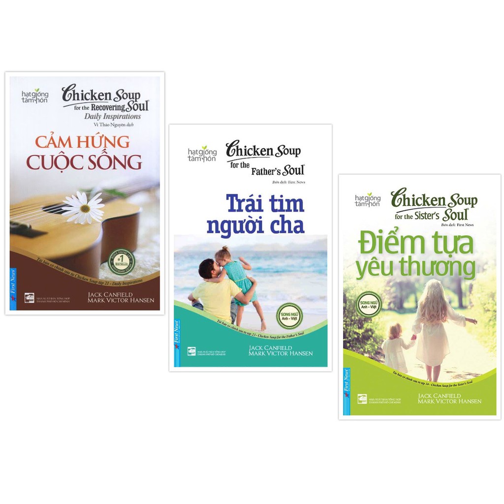 Sách - Combo Chicken Soup For The Soul Tập 21 (51838) + Tập 23 (51890) + Tập 24 (51500) - First News Tặng Kèm Bookmark