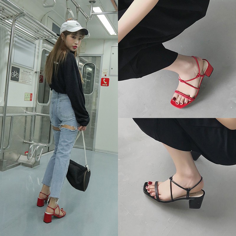 SANDAL NỮ ULZZANG CƯC HOTTREND 2018 <3