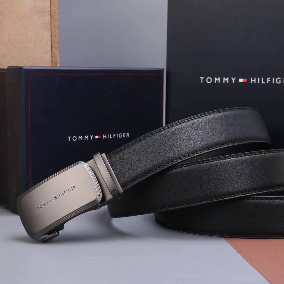 Thắt Lưng Tommy Hilfiger Tommy Hilfiger Có Khóa Cài Tự Động Bằng Da Chống Trượt Cho Nam