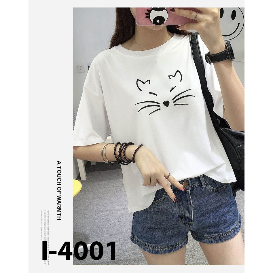 Áo Thun Nữ Unisex Họa Tiết Con Cáo