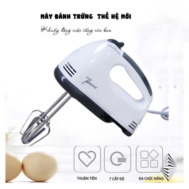 Máy Đánh Trứng Cầm Tay Tiện Dụng 7 Cấp Độ GD30 dụng cụ đánh trứng siêu tiện lợi