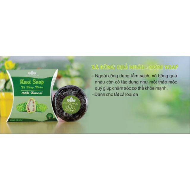 XÀ BÔNG TRÁI NHÀU COCOSAVON 100GR loại bỏ mụn, dưỡng ẩm, giúp da sáng đẹp mịn màng