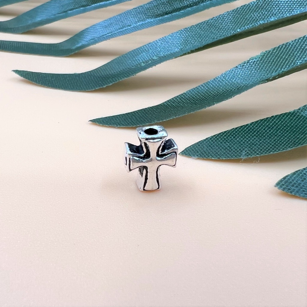 Charm nối hình cây thánh giá bạc thái - Charm Bạc 925 - Mã CA905