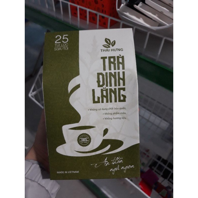 Trà Đinh Lăng Thái Hưng (hộp 25 túi lọc x 5g)