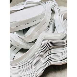 4,8m Dây thun quần có sẵn lỗ cài nút