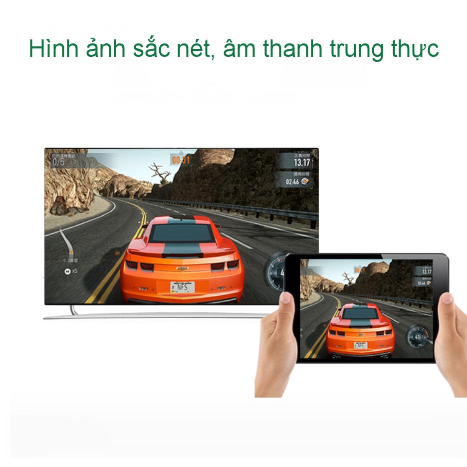 Dây cáp chuyển đổi Mini HDMI sang VGA cái dài 16CM UGREEN MM112