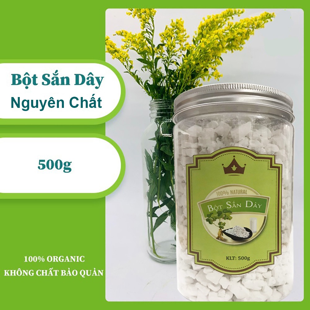 Tinh bột sắn dây nguyên chất + Tặng kèm chè thực dưỡng bancha thanh lọc cơ thể