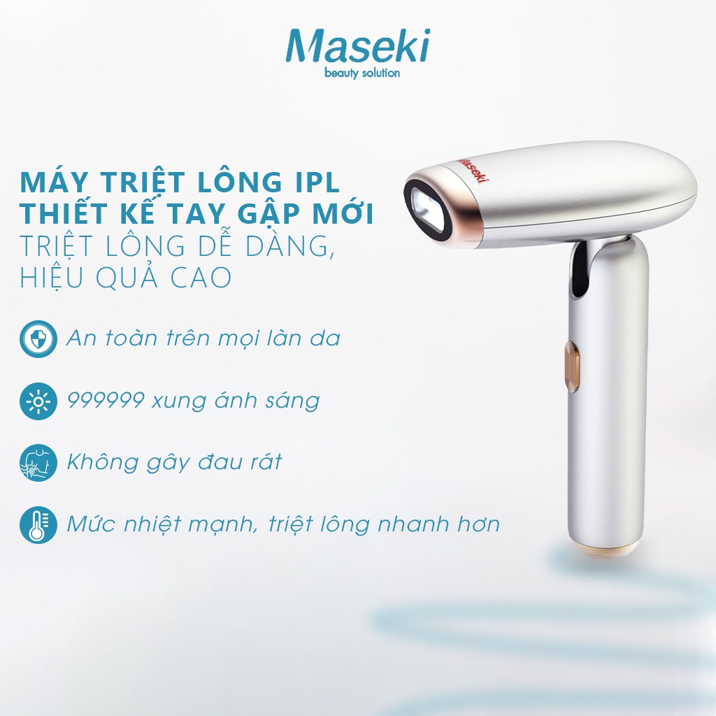 Máy triệt lông laser IPL MASEKI cao cấp , Công nghệ triệt lông vĩnh viễn bằng ánh sáng 999999 xung