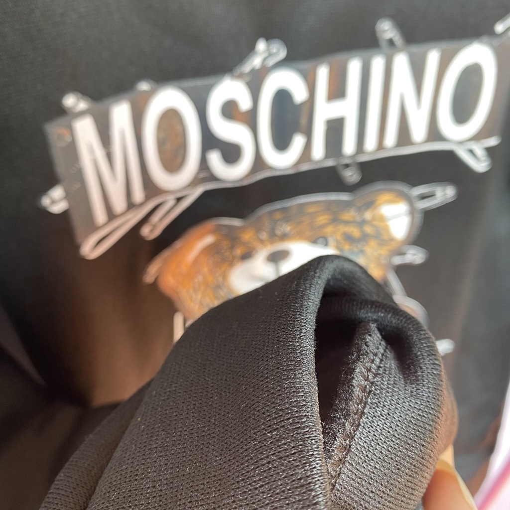 Áo Sweater nỉ bông Gấu M MOSCHINO  nam nữ