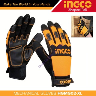 GĂNG TAY CƠ KHÍ BẢO HỘ CAO CẤP INGCO HGMG02-XL
