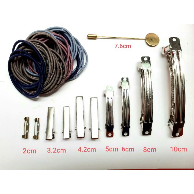 Set ruy băng ren, voan, lụa nguyên liệu làm handmade : Kẹp tóc, cột tóc, cài áo, cặp tóc, cài tóc, nơ tóc🍒