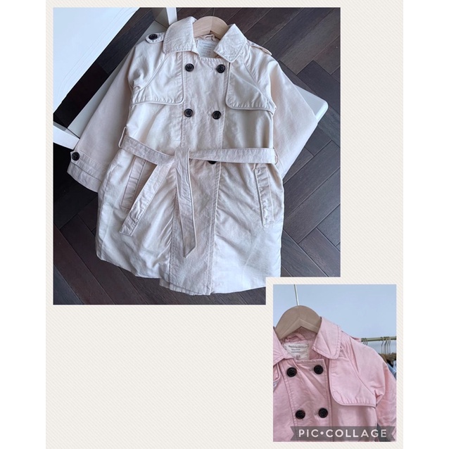 Áo khoác bé gái Sea&amp;sky Girl 2-8 tuổi  Áo khoác kaki dáng dài cotton 2 lớp xuất dư 0922