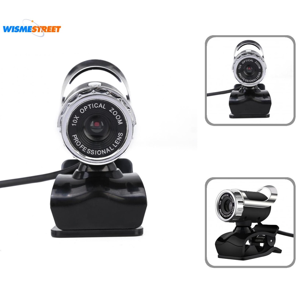 Webcam USB 2.0 độ phân giải cao tích hợp micro cho laptop