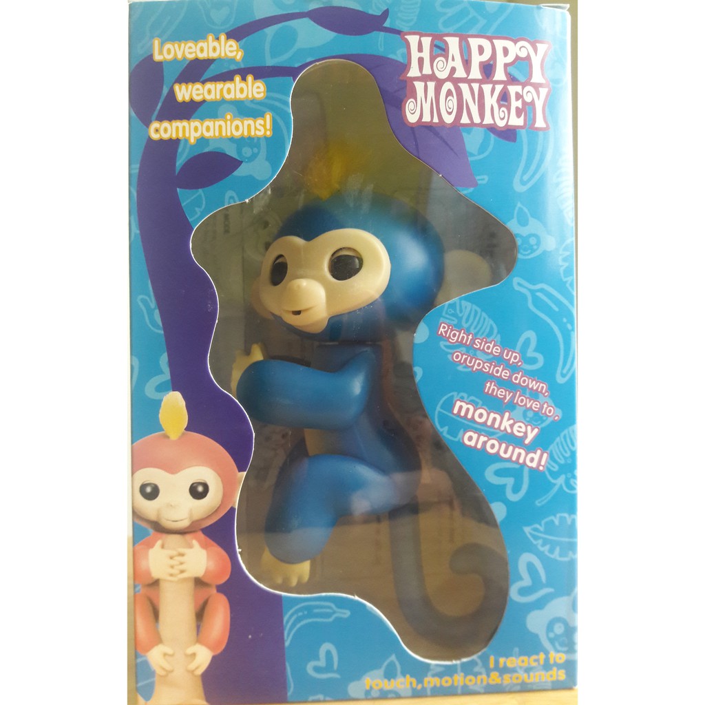 Happy Monkey- Khỉ con tương tác bám ngón tay