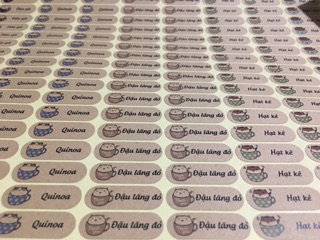 Combo 1000 tem dán Mask - Mỹ phẩm
