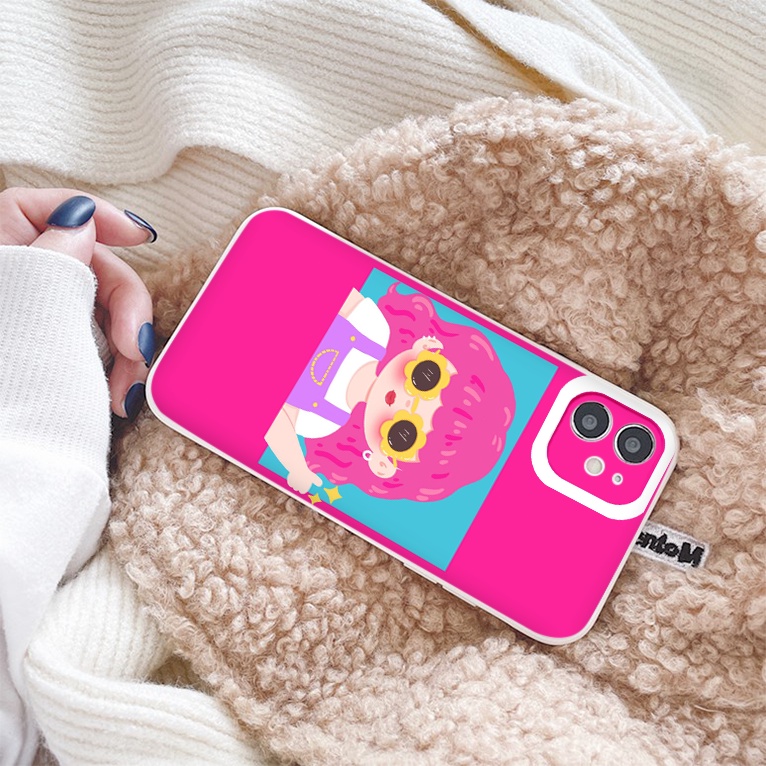 Ốp Iphone girl beautiful ốp lưng iphone cô gái sành điệu 7plus 8 6 6plus x xsmax 11promax 12pro max 13promax cạnh vuông