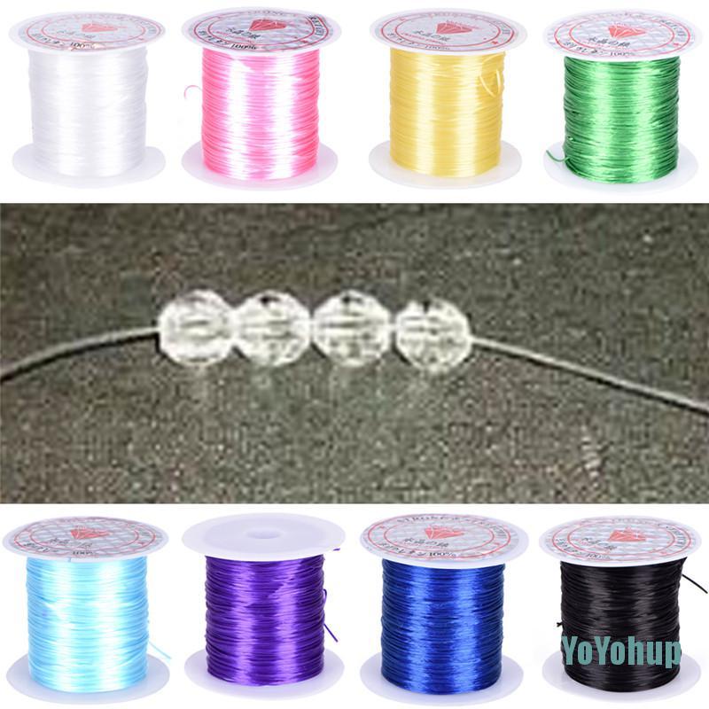 Cuộn Dây Cước Co Giãn 0.8mm Dùng Làm Đồ Trang Sức Thủ Công