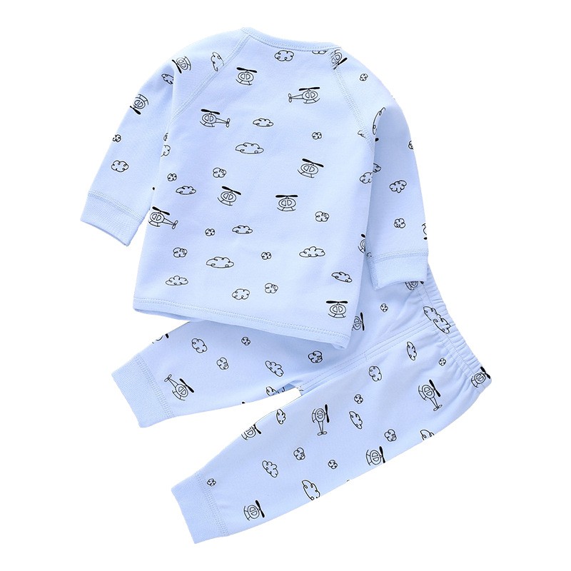 Bộ Pijama 100% cotton cho trẻ sơ sinh - HT110