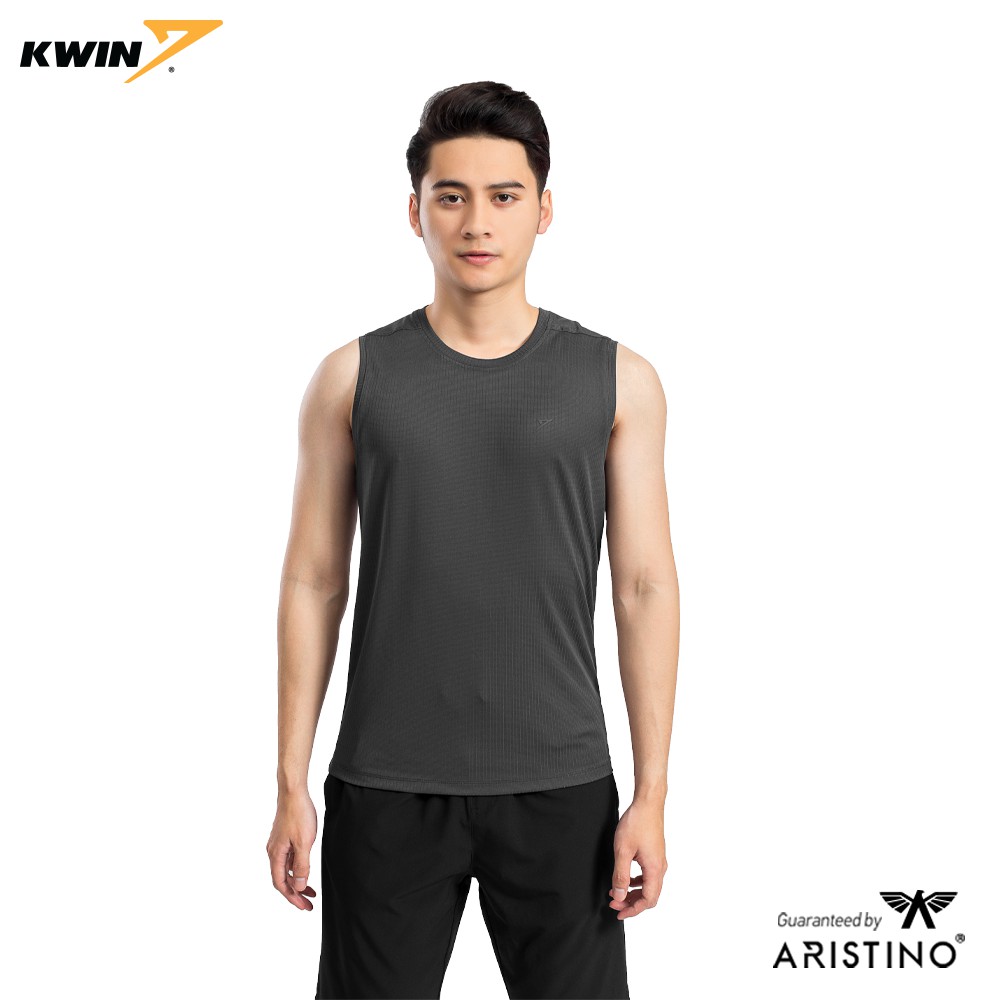 Áo Tanktop Nam KWIN Chính Hãng Tập Gym Chất Liệu Thun Lạnh Thoáng Mát Co Giãn Thoải Mái KTT006S9