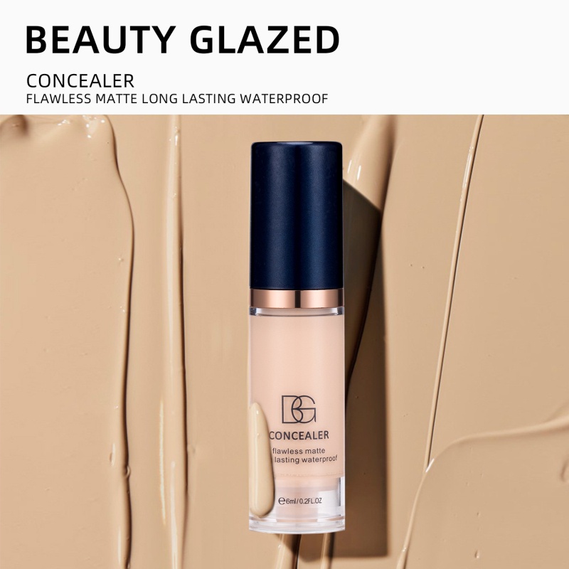 Kem nền che khuyết điểm dạng lỏng Beauty Glazed 6 màu sắc lì tùy chọn kiềm dầu lâu trôi làm sáng da