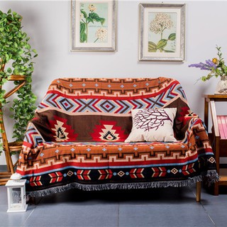 Thảm Vintage Nhập Khẩu Họa Tiết Bohemian, Thảm Trải Sofa, Thảm Trải Sàn, Thảm Treo Tường