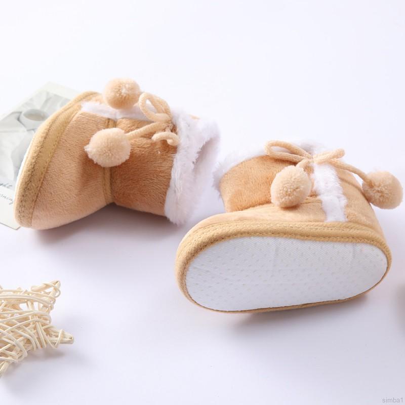 Giày bốt lót nhung mềm mại cho bé