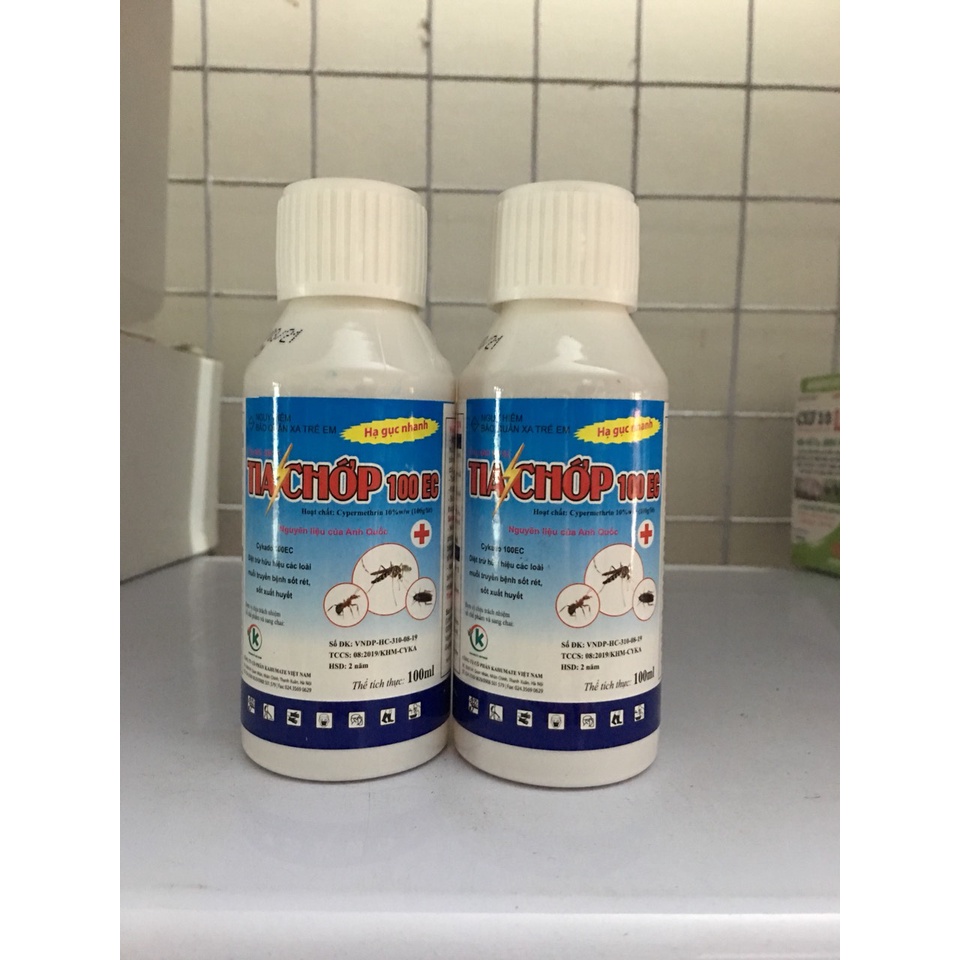 Thuốc diệt ruồi, muỗi, kiến, gián Tia chớp 100EC