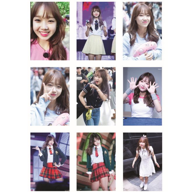 Lomo card ảnh thành viên Weki Meki - Choi YooJung full 81 ảnh