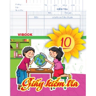 Sỉ 10 xấp giấy kiểm ra điểm 10 Vibook