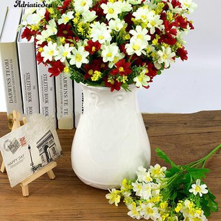 Bó hoa cúc nhân tạo 28 bông bằng lụa ngọt ngào cho lễ cưới