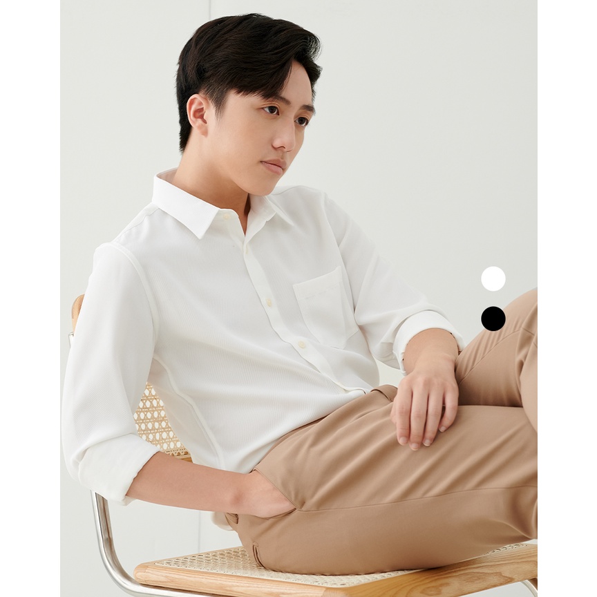 Áo sơ mi nam basic có túi ngực - Dwarfs - Daniel Shirt