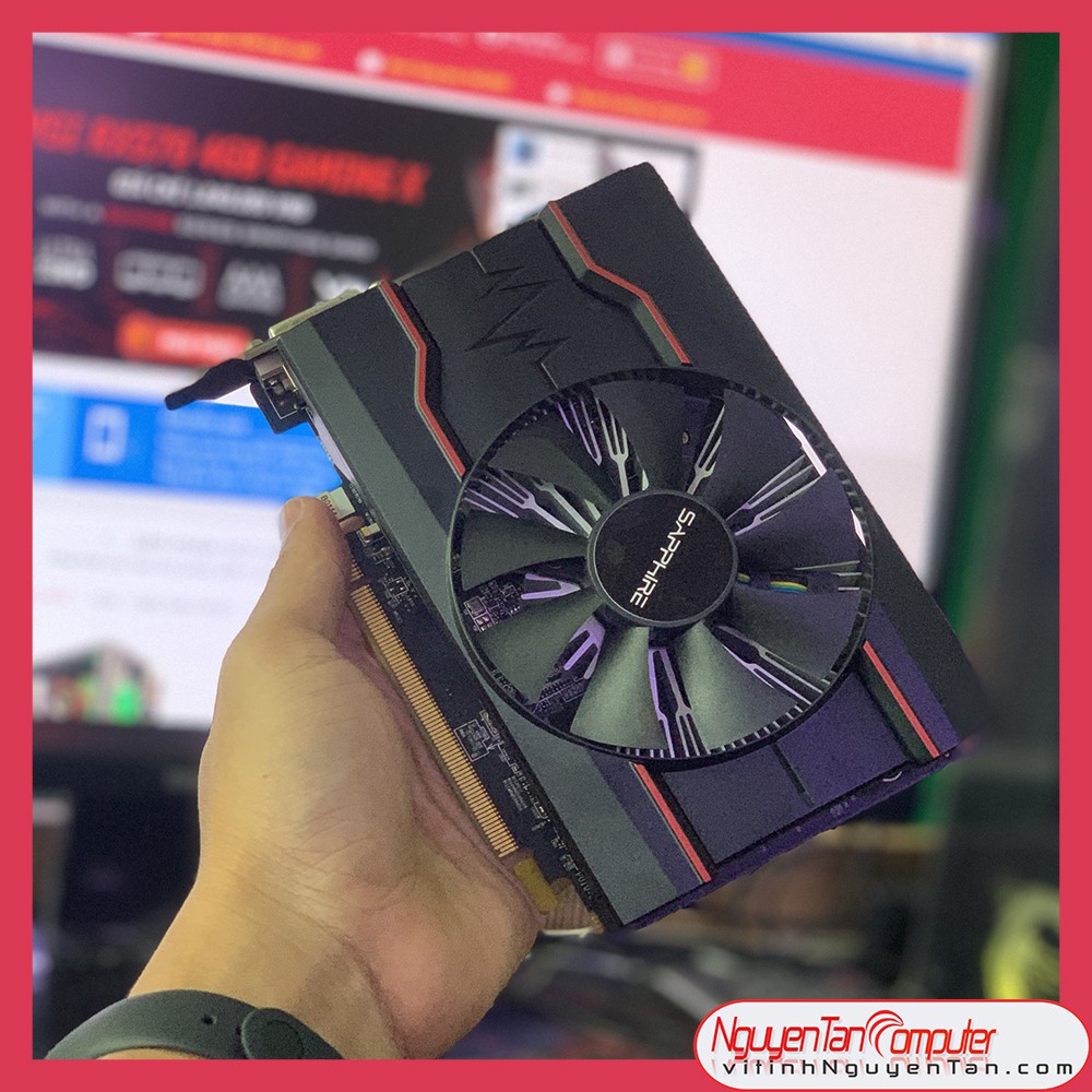 VGA CARD MÀN HÌNH SAPPHIRE RX550 4GB LIKENEW FULLBOX - BẢO HÀNH CHÍNH HÃNG 06/2020