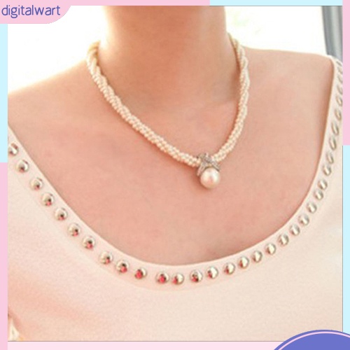 Vòng cổ chuỗi hạt ngọc trai nhân tạo sang trọng thanh lịch dành cho nữ