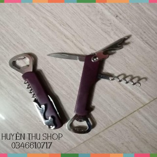 Dụng cụ mở bia , khui  rượu xoắn ốc  đa năng