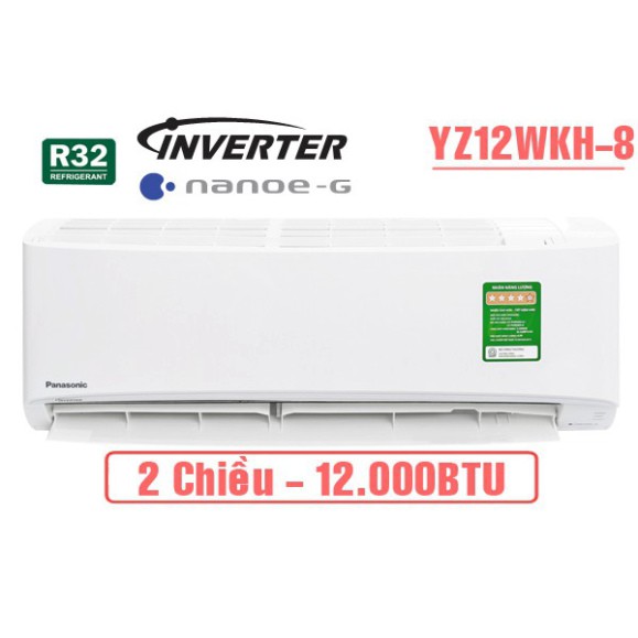 Điều hòa Panasonic 2 chiều 12000BTU inverter YZ12WKH-8