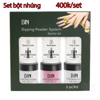 Set bột nhúng 3 chai liên kết-top +3 hũ bột