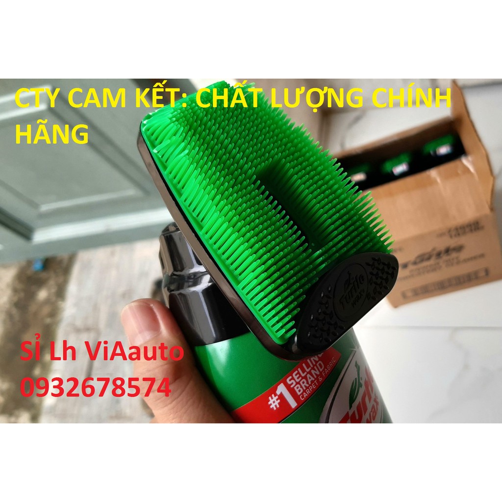 Bọt Làm Sạch Vải Nỉ Ghế Ô Tô Turtle Wax T246R1 chính hãng  GIẶT NỆM, KHỬ MÙI, DIỆT KHUẨN