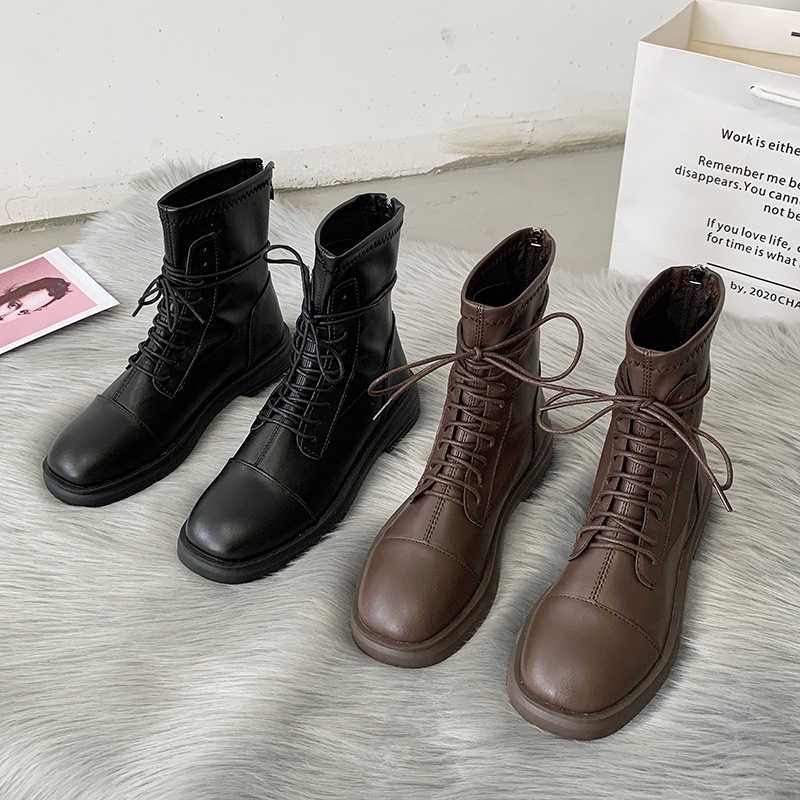 [GIÁ ƯU ĐÃI]Boot Martin da PU mềm, thích hợp cho 4 mùa