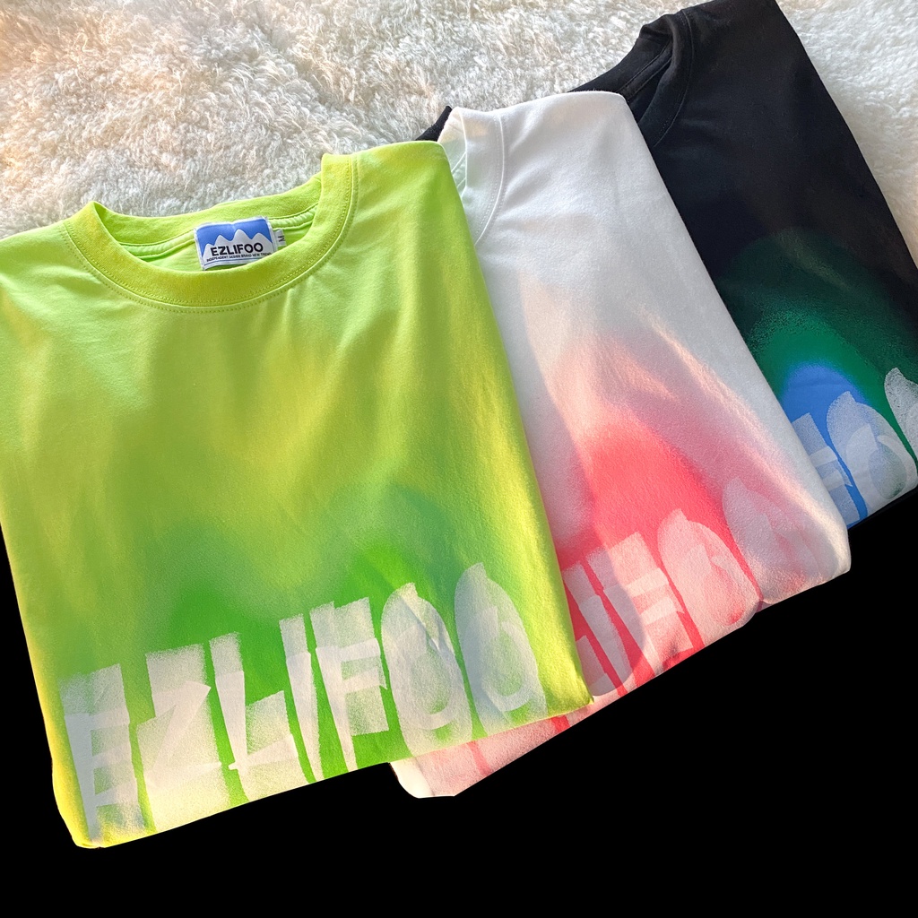 NRVP Áo Thun Nữ Ngắn Tay In Chữ Phong Cách Hàn Quốc