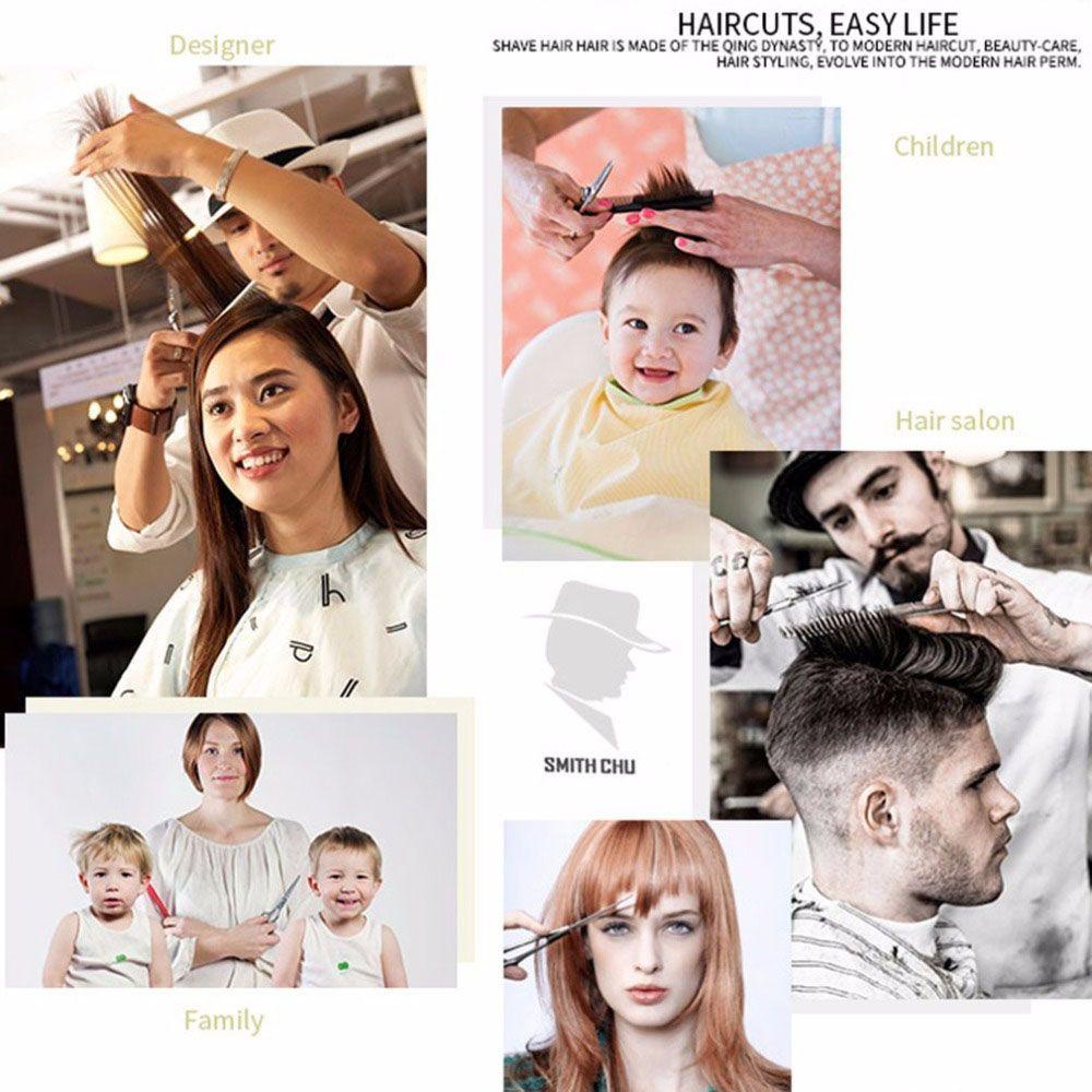 Kéo Cắt Tóc Răng Phẳng Bằng Thép Không Gỉ Chất Lượng Cao