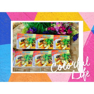 LỐC 6 HỘP GIA VỊ BÒ KHO CHAY