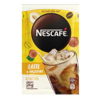 Gói Cà phê hòa tan NESCAFÉ Latte Sữa Hạt Vị Hạt Phỉ ( 24g )