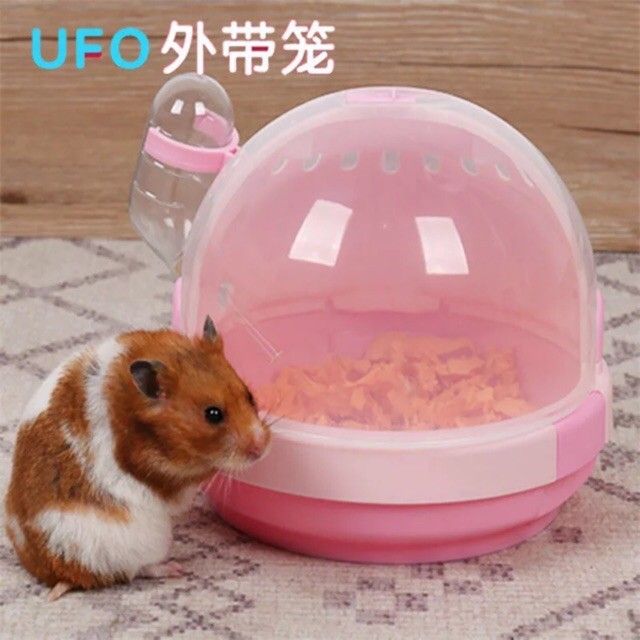 Lồng xách tat UFO đa năng cho hamster, sóc, nhím