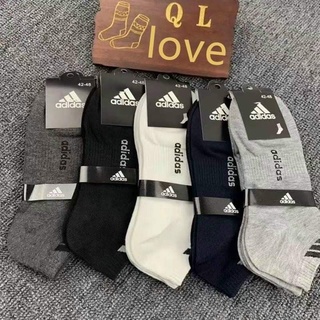 Tất thể thao Adidas cổ ngắn thiết kế năng động hợp thời trang cho nam nữ